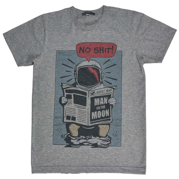 No Shit, Man on the Moon Unisex Graphic T-shirt