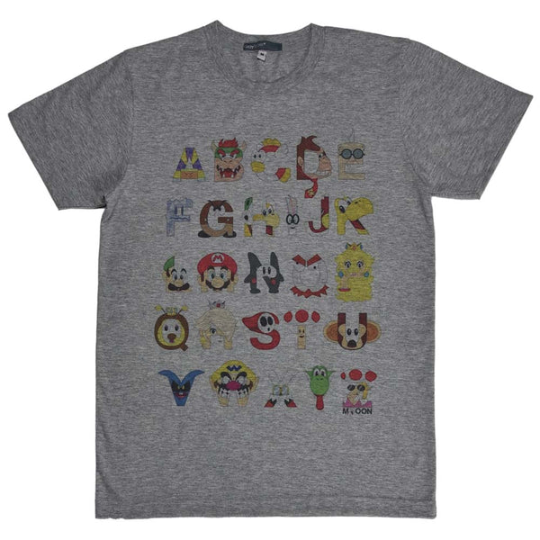 Super Mario Bros ABC Unisex Graphic T-shirt
