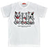 Three Wise Bull Terriers Unisex Graphic T-shirt
